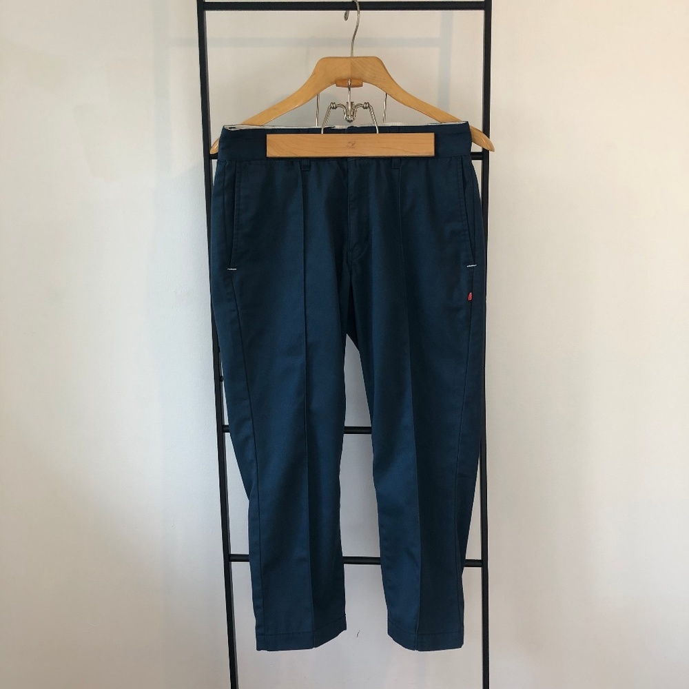 Bedwin & the Heartbreakers blue cropped trousers